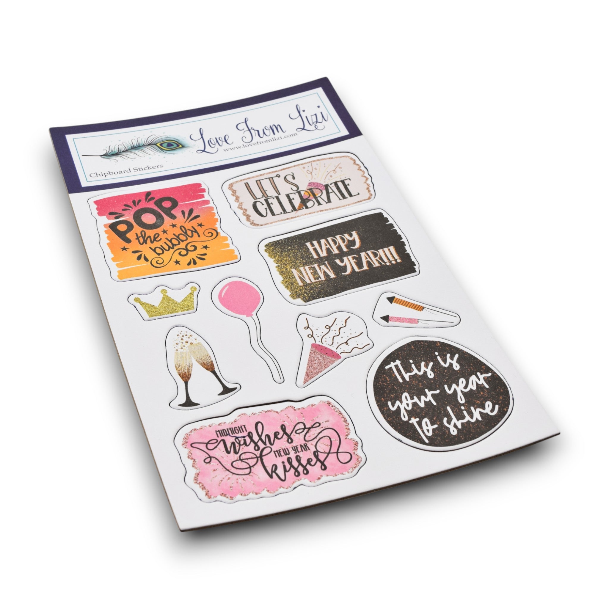 Party Time - Chipboard Stickers